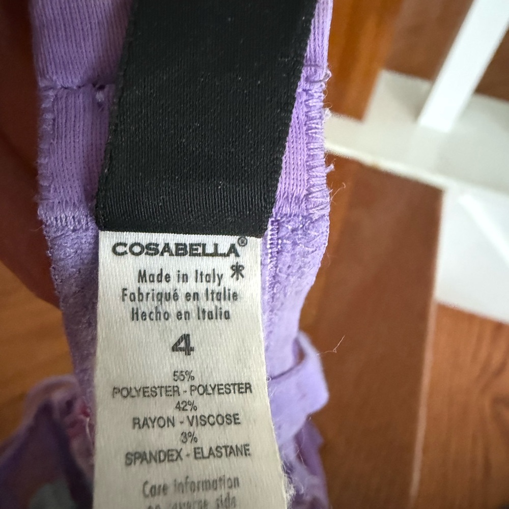 Cosabella Floral Lace Bra - Purple and Pink -size 4 - Picture 6 of 6